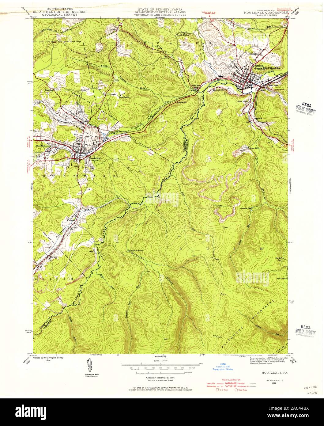 Houtzdale Banque de photographies et d’images à haute résolution Alamy