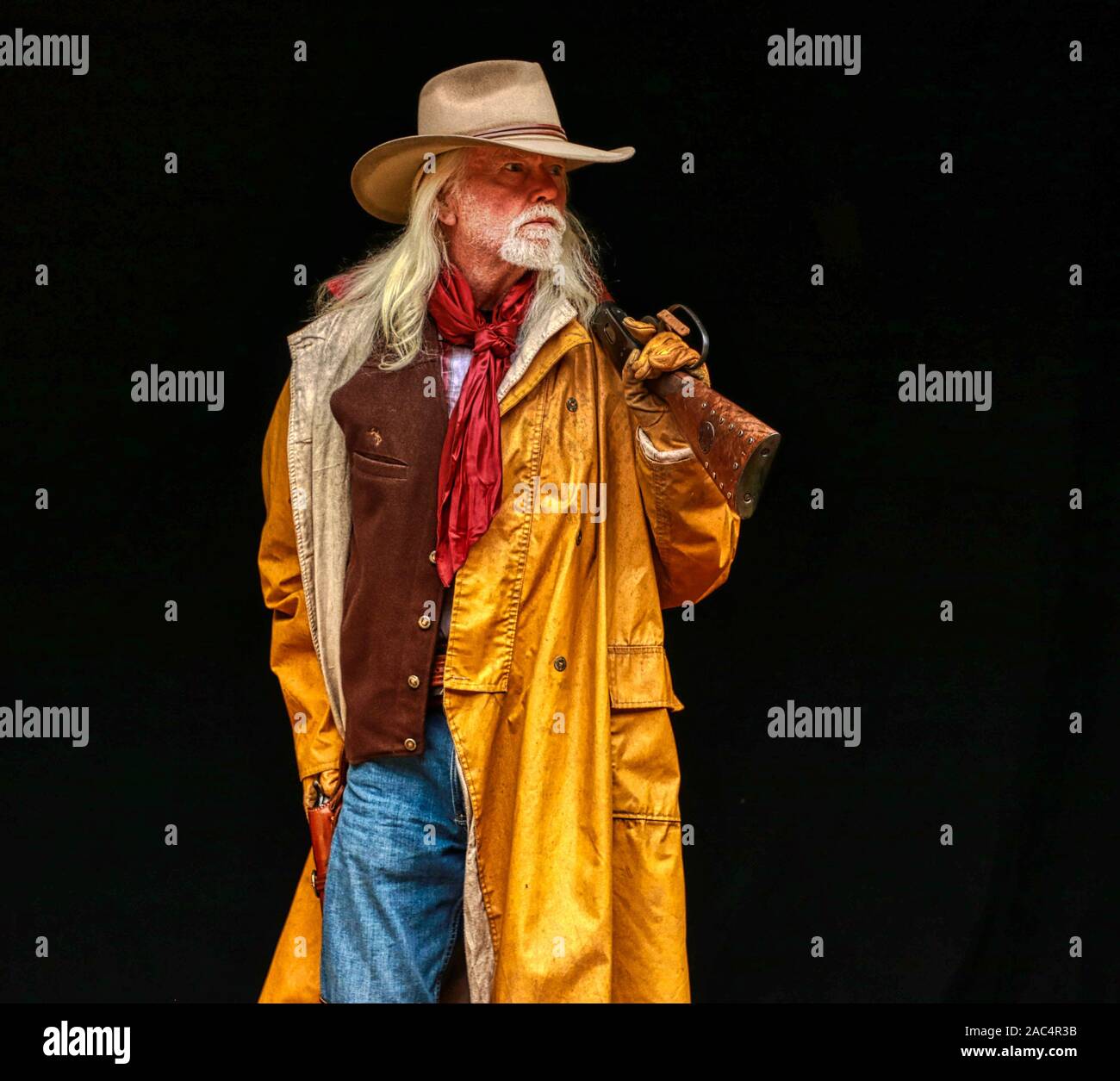 Le Montana Ranch Wrangler Banque D'Images