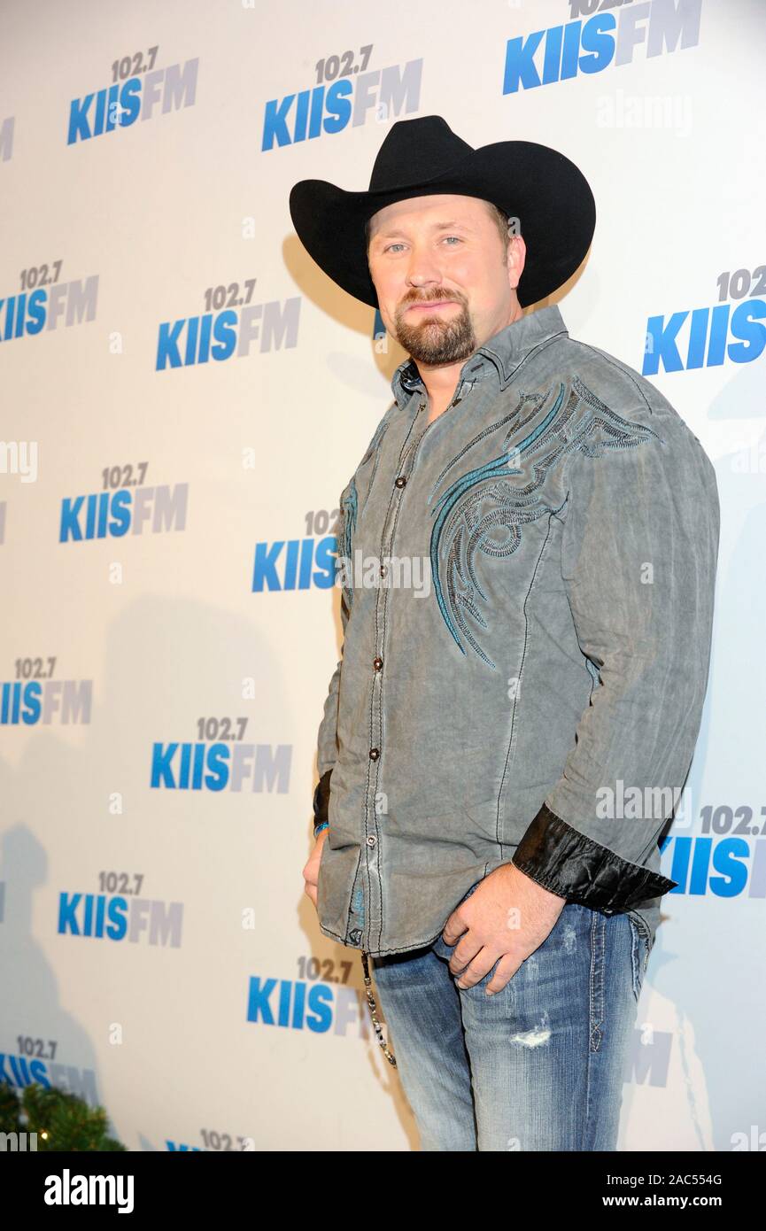 Tate Stevens assiste à la radio KIIS FM Jingle Ball 2012 Nokia Theater à Los Angeles. Vivre le 1 décembre 2012 à Los Angeles, Californie. Banque D'Images