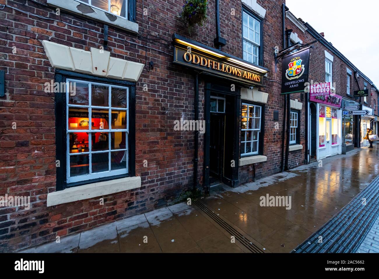 Oddfellows Arms pub, le Chester Banque D'Images