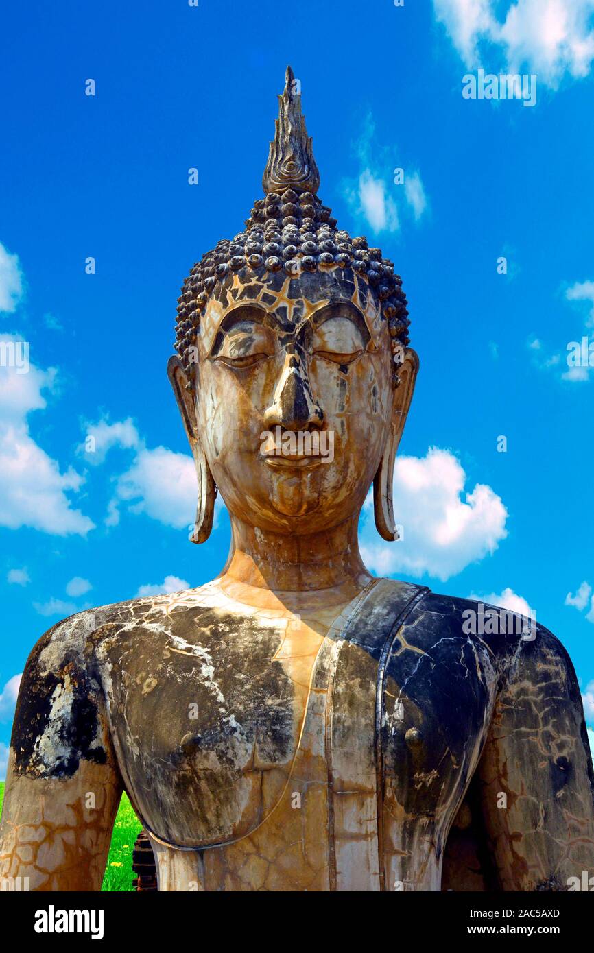 Modifier en Thaïlande, Bouddha Sukhothai Banque D'Images