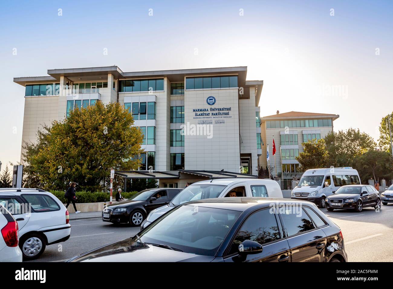 Istanbul, Turquie, 8 novembre 2019 : Faculté de Théologie de l'Université de Marmara. Banque D'Images