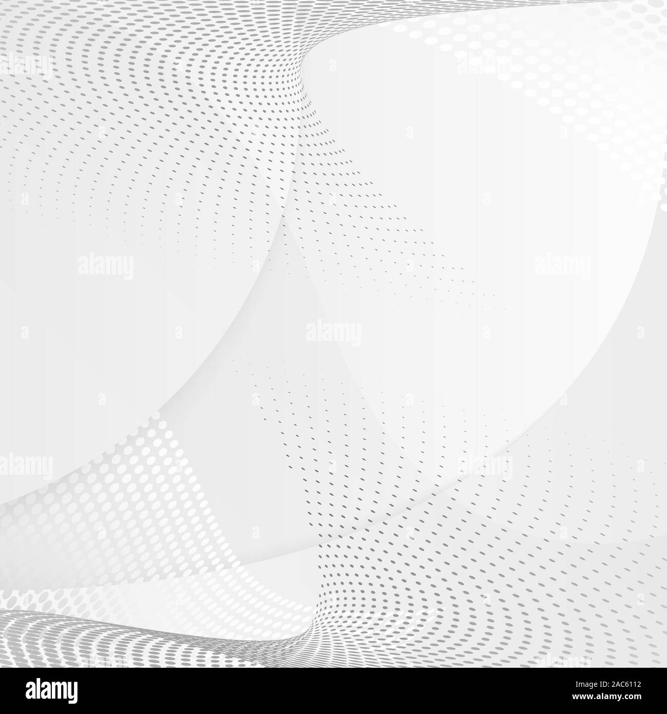 Résumé fond. Demi-teinte gris sur fond ondulé souple de l'élément. Motion géométrique moderne design pattern. Vector Illustration Illustration de Vecteur