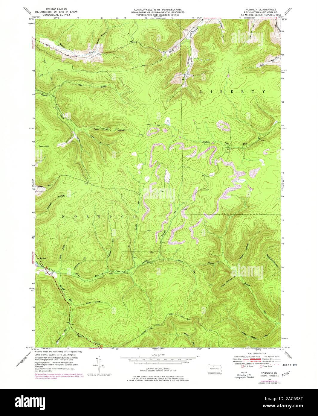 Carte TOPO USGS Alaska PA Norwich 1715141948 Restauration 24000 Banque D'Images