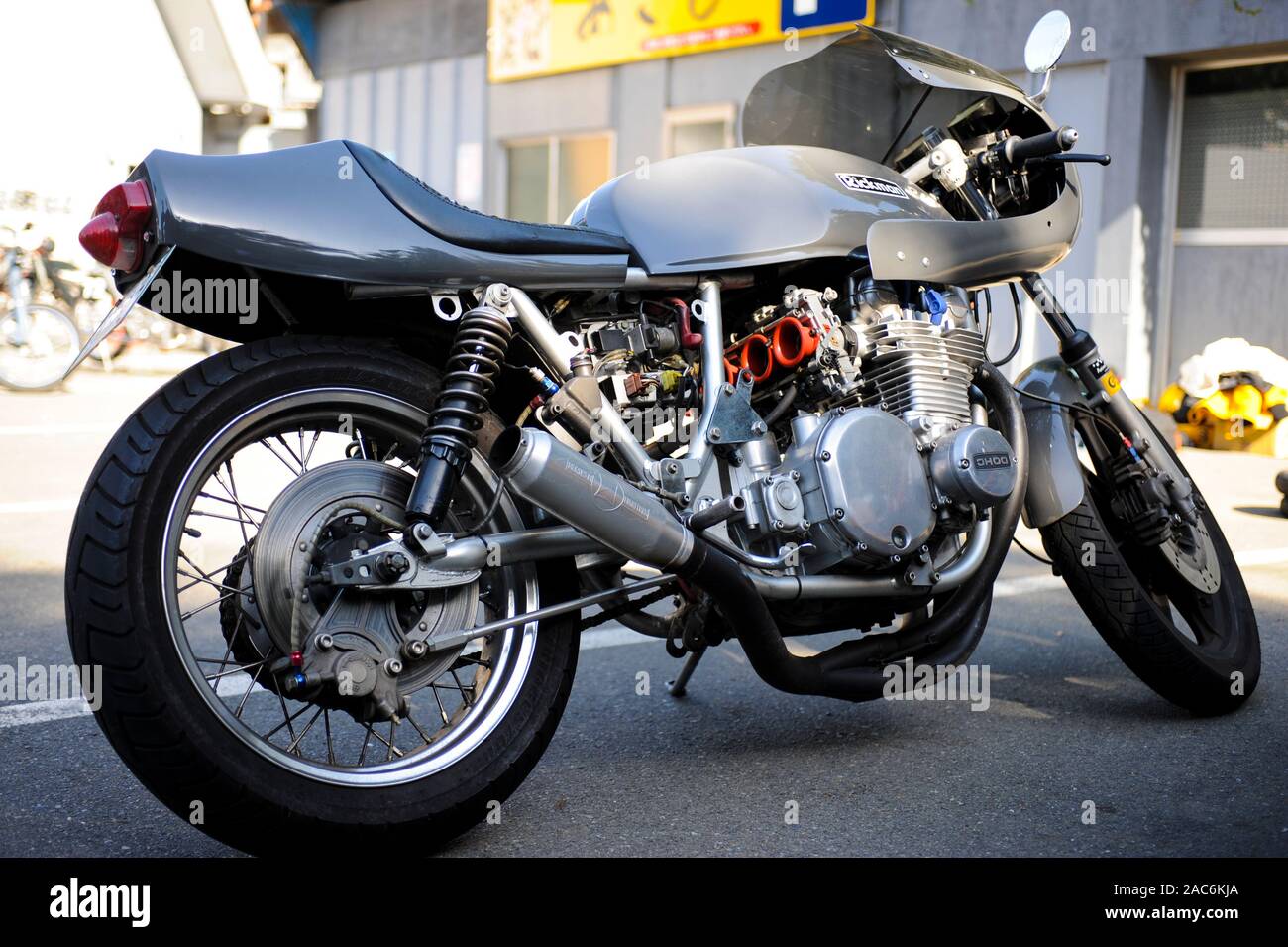 Rassemblement moto vintage tokyo Banque D'Images