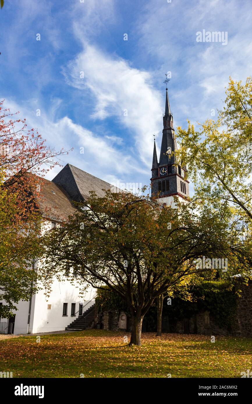 L'église paroissiale de Saint Pierre et Paul dans Marktflecken Villmar Banque D'Images