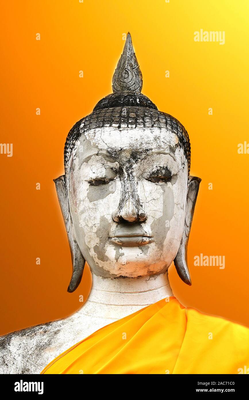 Modifier en Thaïlande, Bouddha Sukhothai Banque D'Images