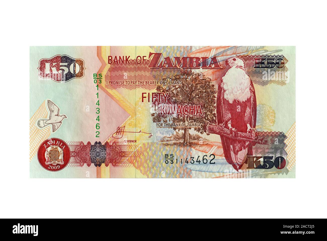 La Zambie, von billets Sambia, Afrika Banque D'Images