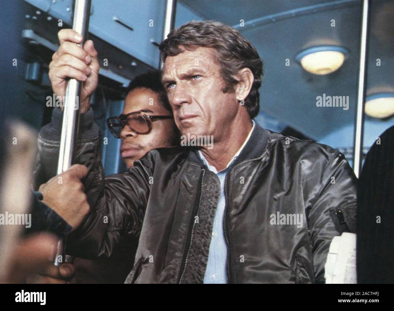 L'HUNTER 1980 Paramount Pictures film avec Steve McQueen à droite et LeVar Burton Banque D'Images