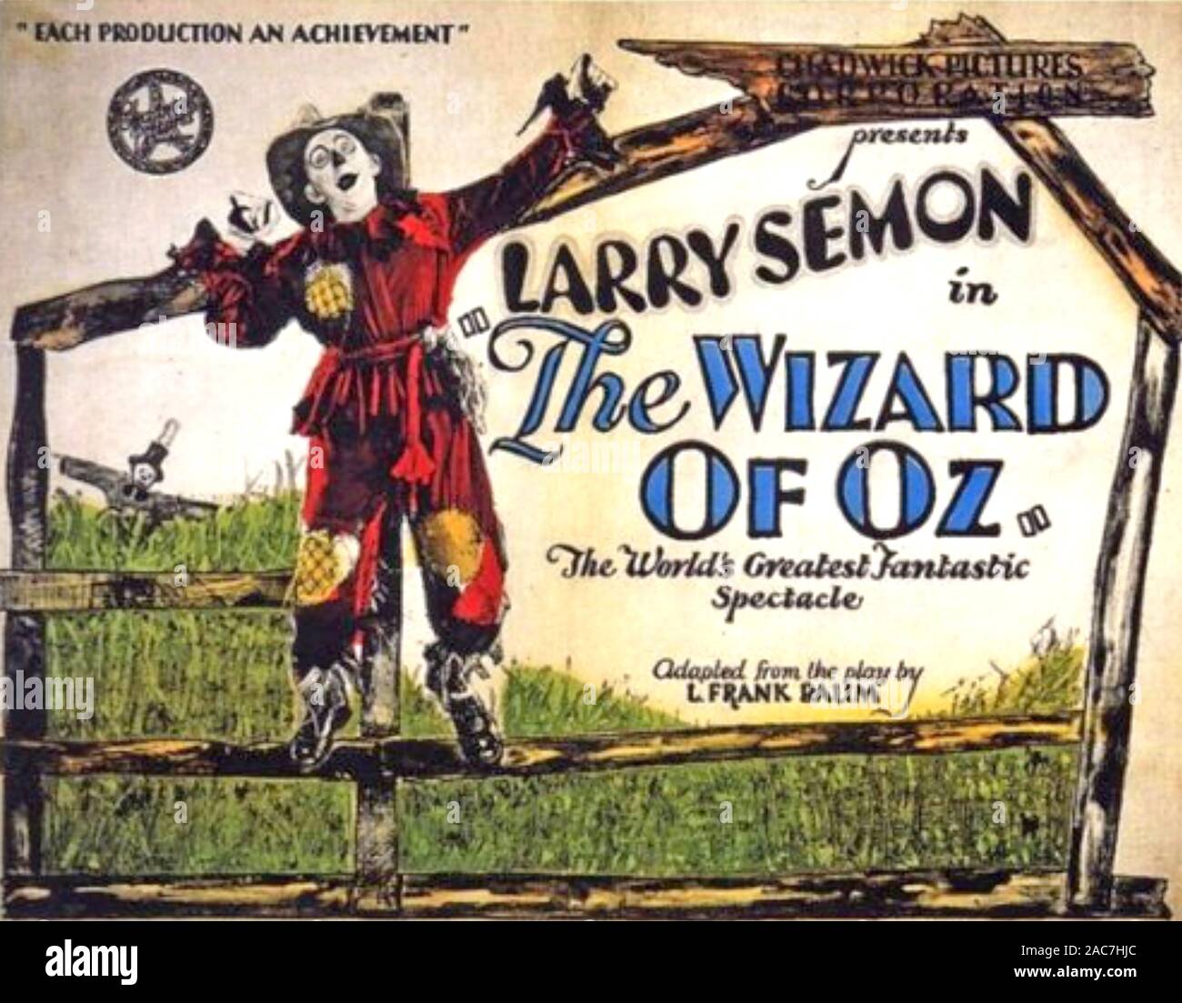 THE WIZARD OF OZ 1925 Chadwick Pictures film Banque D'Images