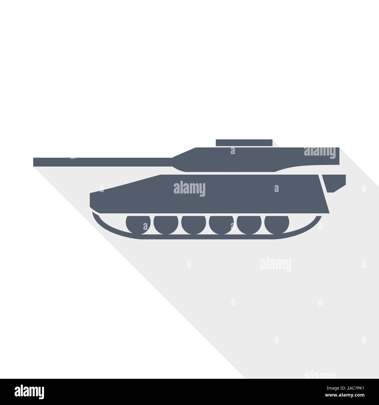 Icône vecteur réservoir, modèle plat, armée, guerre, militaire véhicule concept illustration en eps 10 Illustration de Vecteur