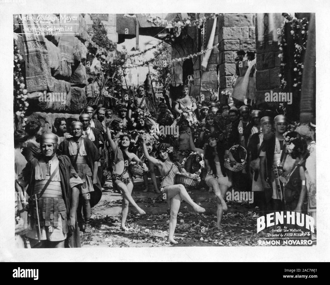 RAMON NOVARRO comme Ben-Hur et FRANK CURRIER comme Arrius dans BEN - HUR : A TALE OF THE CHRIST 1925 directeur FRED NIBLO roman General Lew Wallace Juin adaptation Mathis Silent Movie Metro Goldwyn Mayer Banque D'Images