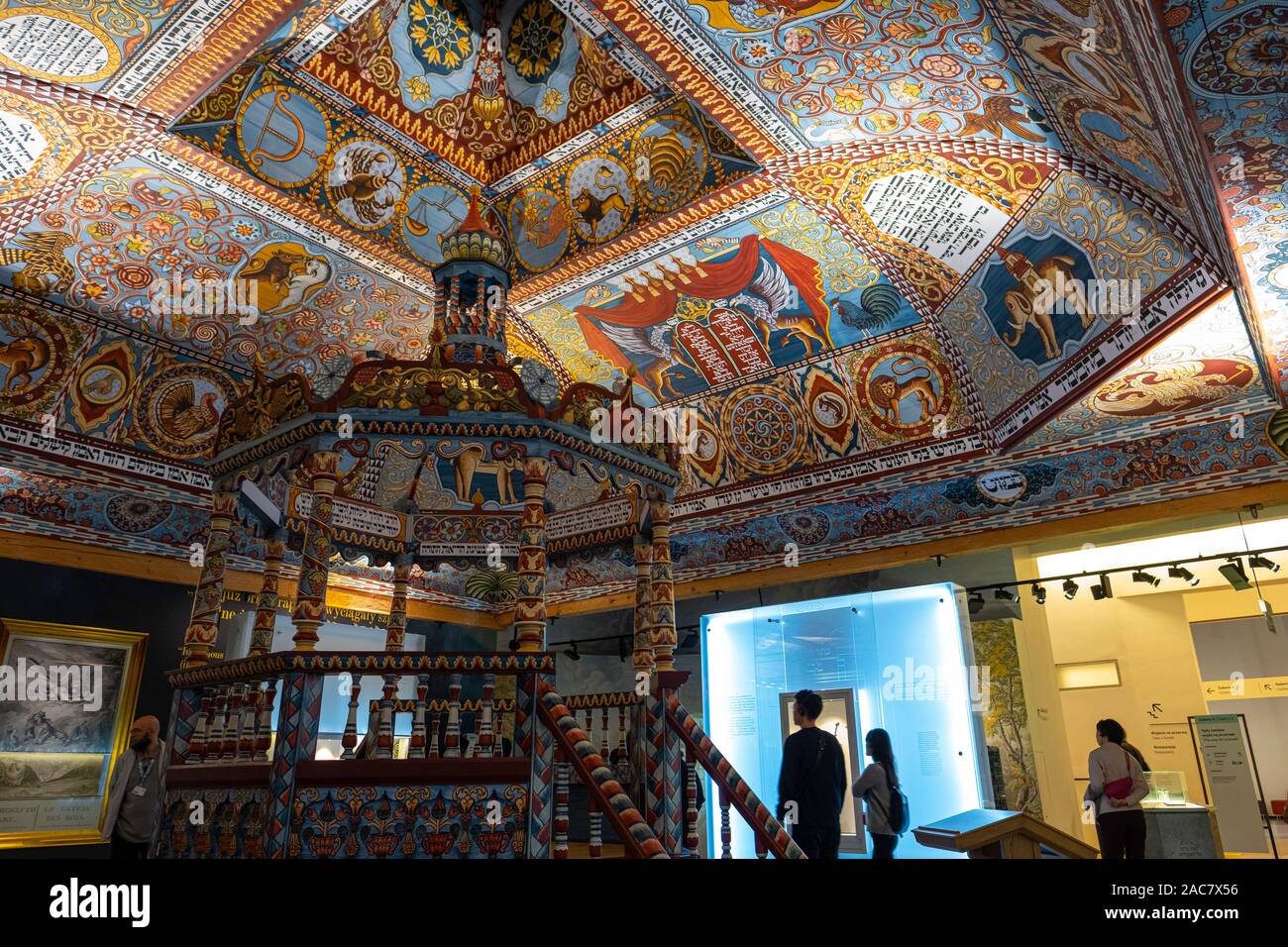 POLIN Musée de l'histoire des Juifs polonais est un musée sur le site de l'ancien Ghetto de Varsovie. Varsovie, Pologne Banque D'Images