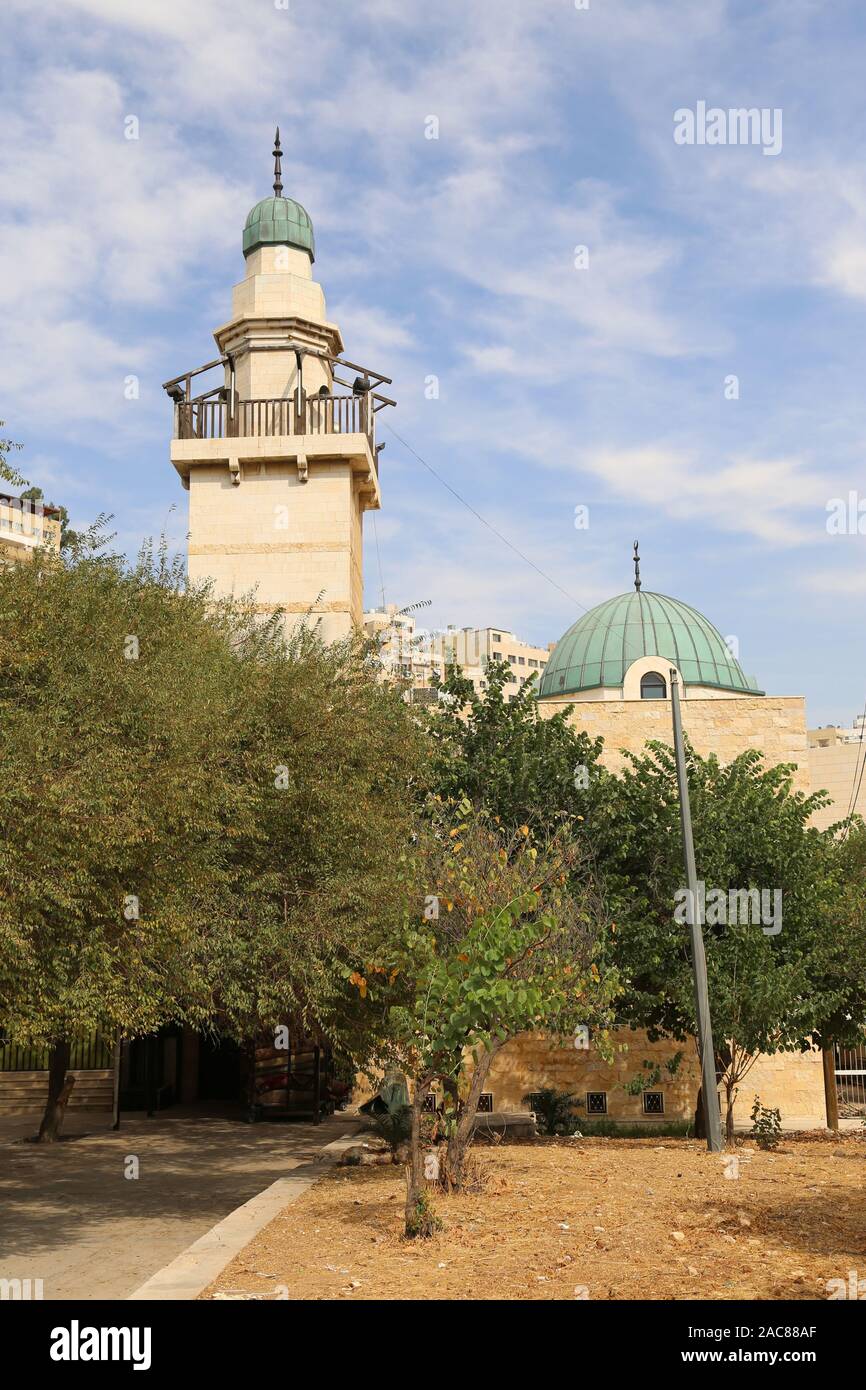 Mosquée Al Noreen, Rue Omar Matar, Ras Al Ain, Amman, Jordanie, Moyen-Orient Banque D'Images