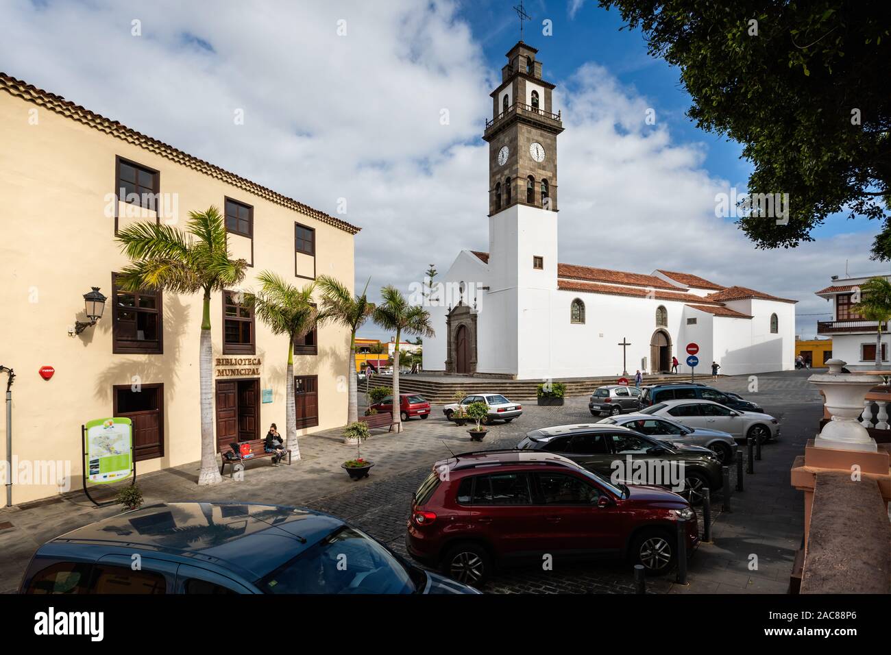 L'Iglesia Nuestra Senora de los Remedios - Our Lady of Remedies Church - à Buenavista del Norte, Tenerife, Espagne le 25 novembre 2019 Banque D'Images
