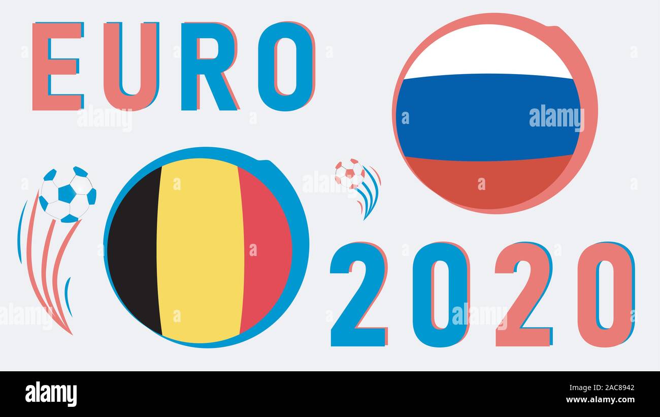 Phase de groupes de l'Euro de football Illustration de Vecteur