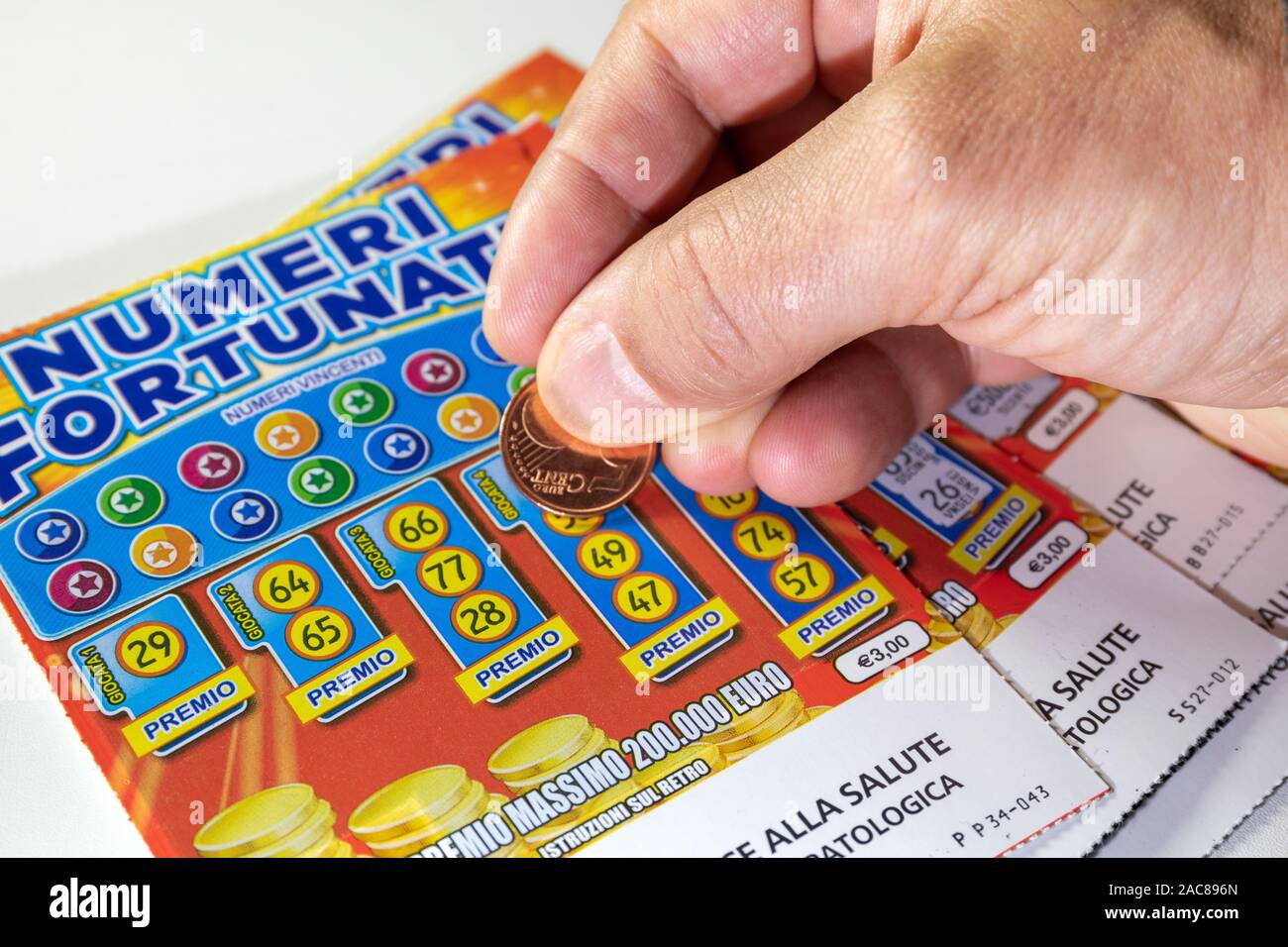 TA- Farces et Attrapes Fausses Cartes À Gratter Tickets De Loterie