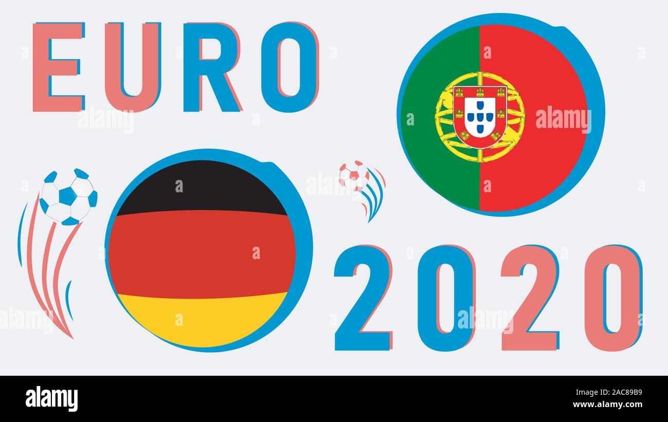 Phase de groupes de l'Euro de football Illustration de Vecteur
