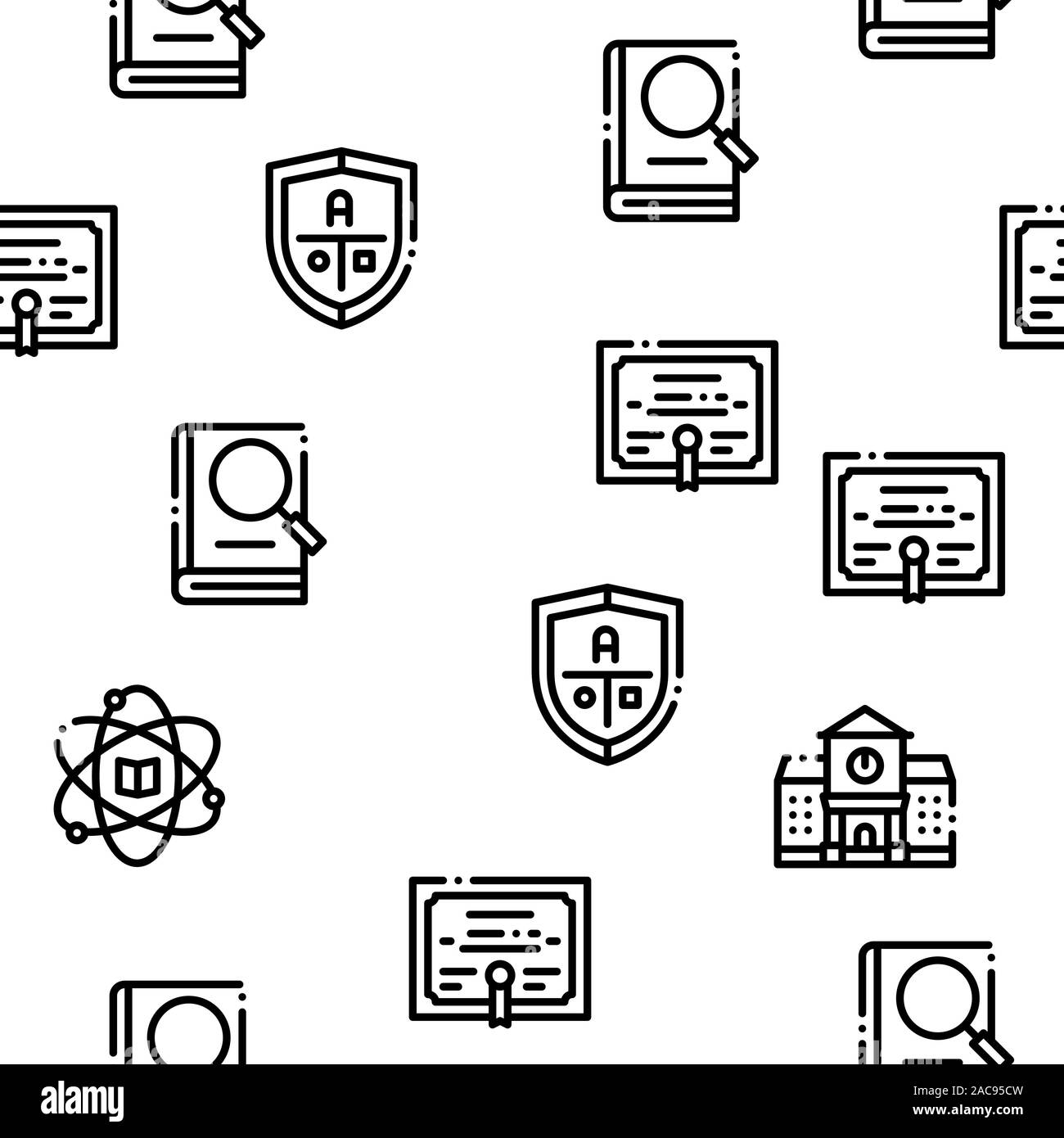 Modèle d'enseignement académie vecteur transparent Illustration de Vecteur