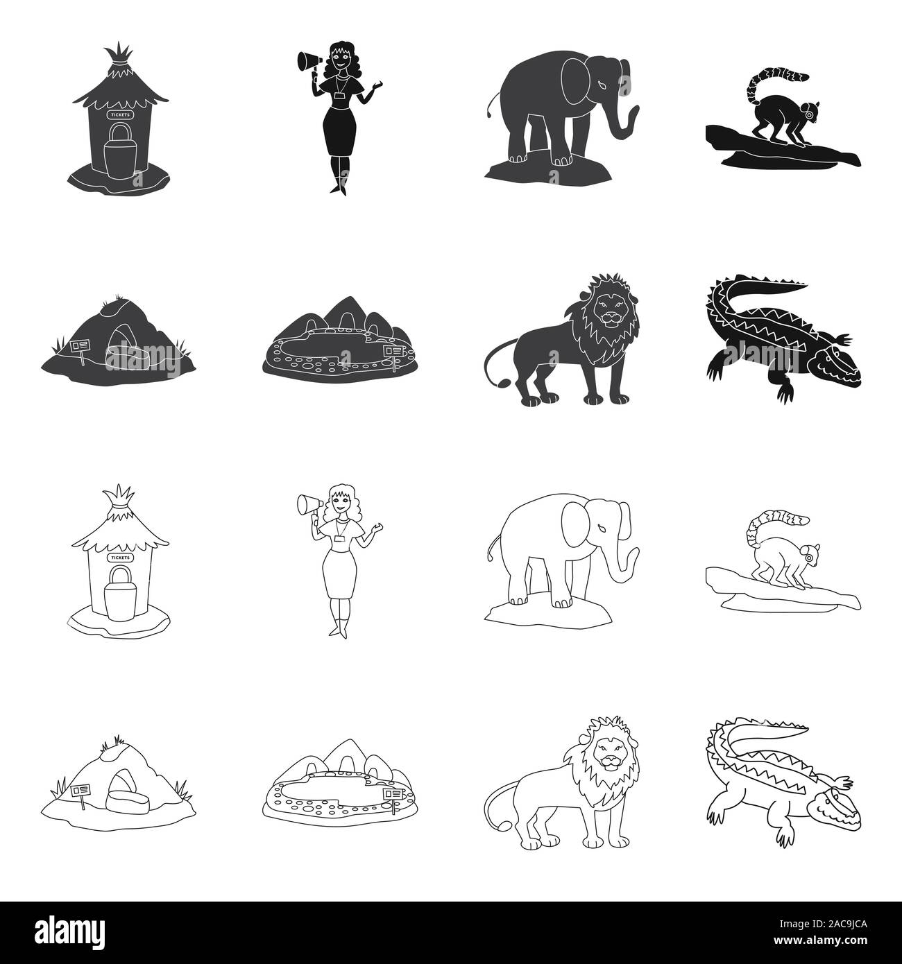 Vector illustration de la nature et de plaisir. Collection de la nature et du divertissement symbole boursier pour le web. Illustration de Vecteur