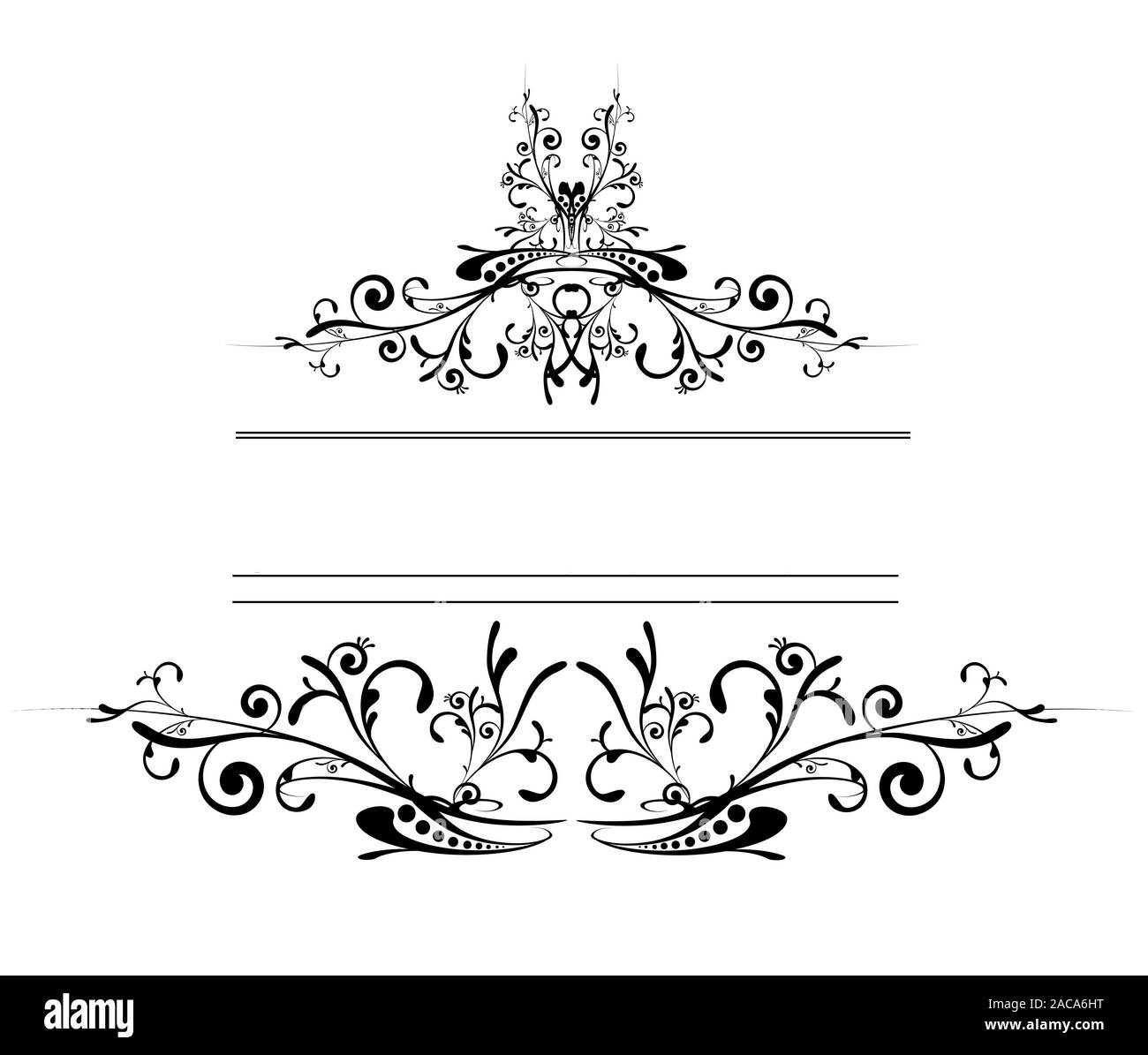 Bouclier logo floral Banque D'Images