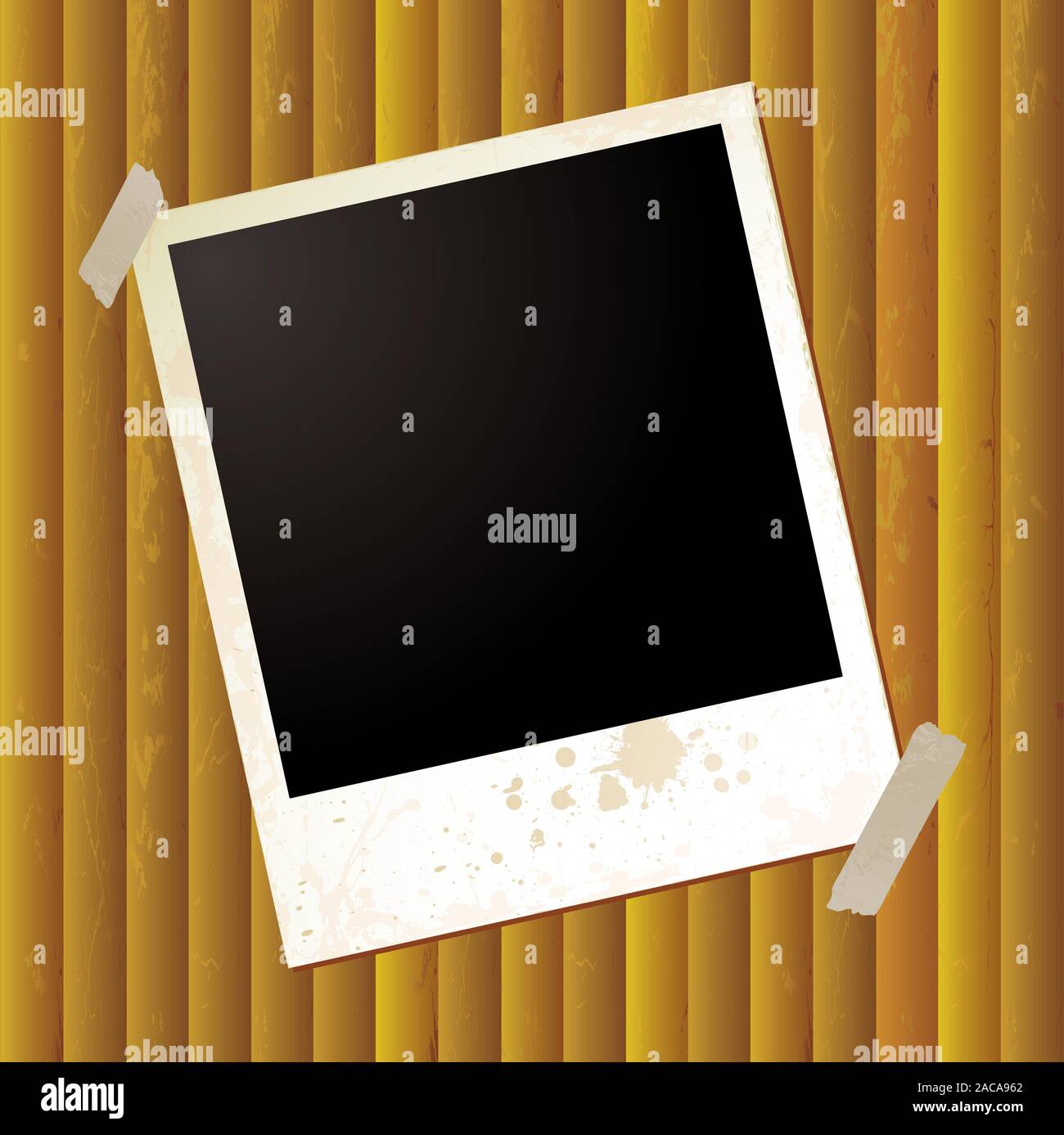 Simple ondulation polaroid Banque D'Images