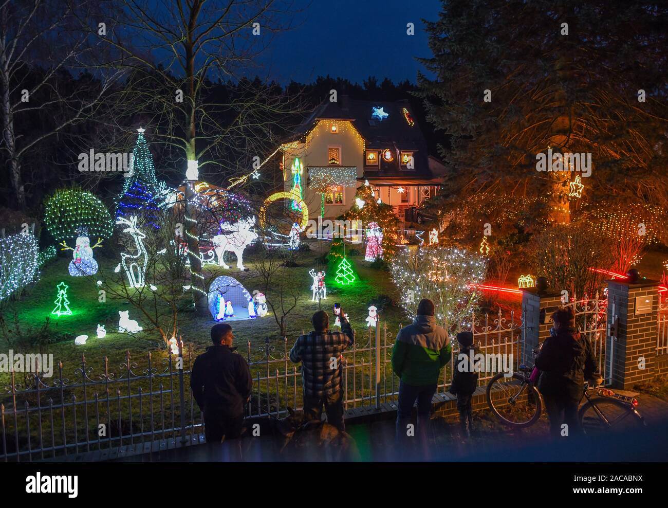 01 décembre 2019, le Brandebourg, Vacances Berkenbrück le jardin
