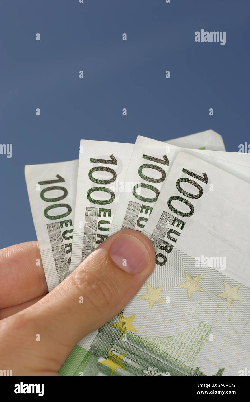 100 Euros Banque D'Images