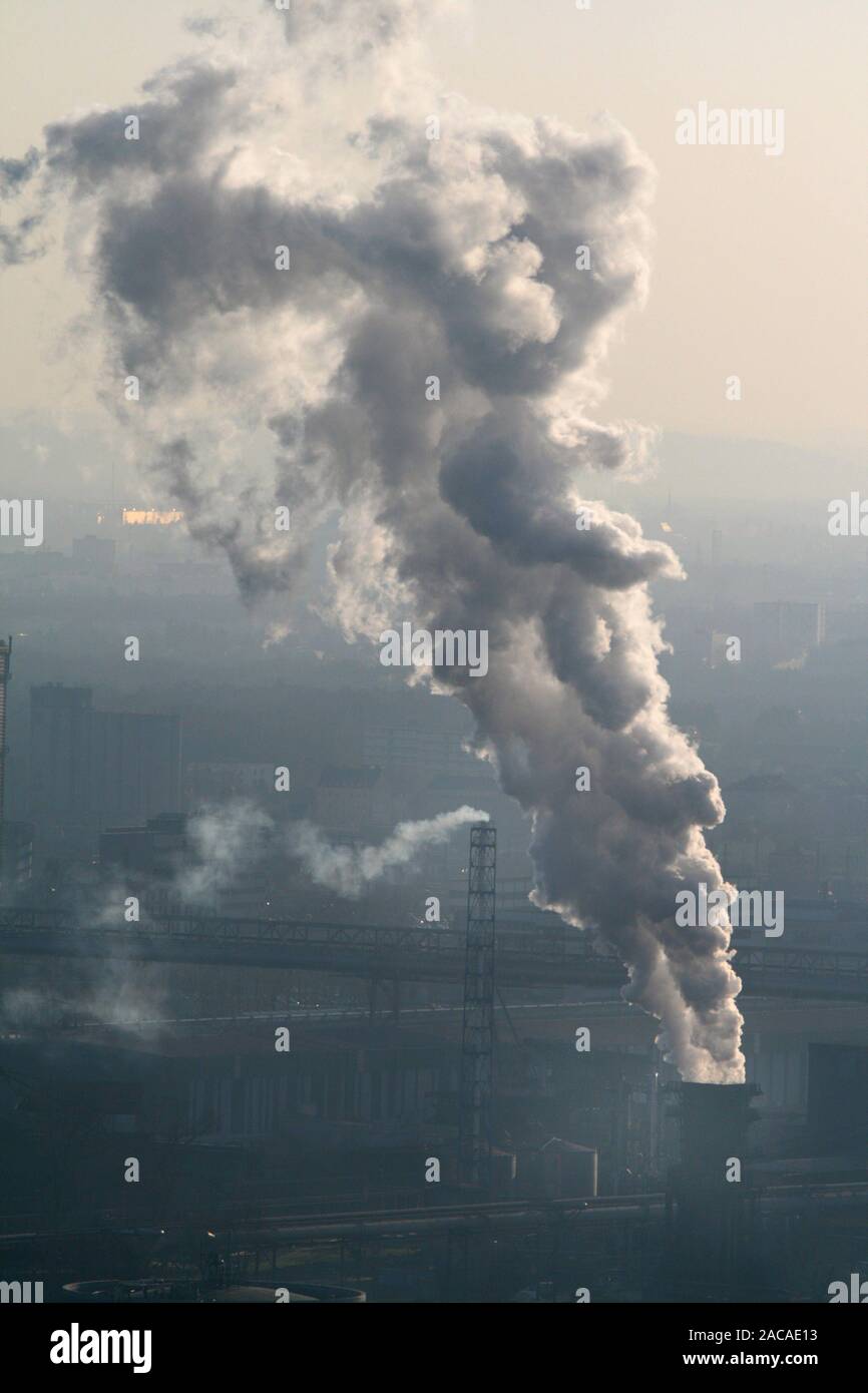 Fumeurs Fumeurs - cheminée Banque D'Images