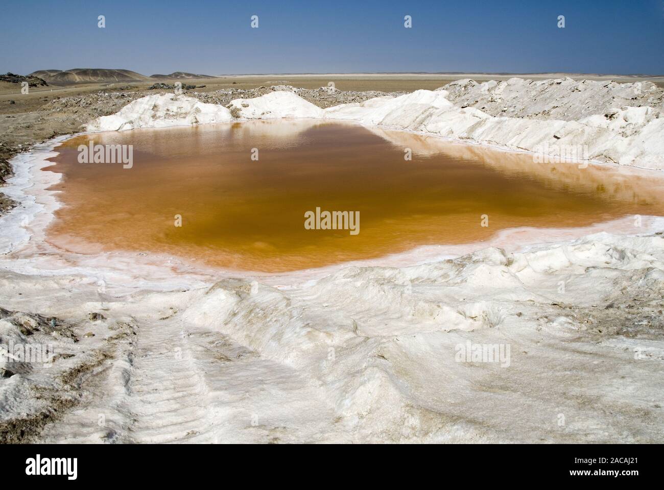 Lac salé Banque D'Images