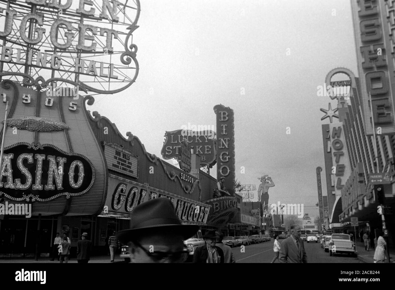 Zu Besuch in Las Vegas, 1962. Visiter Las Vegas, 1962. Banque D'Images