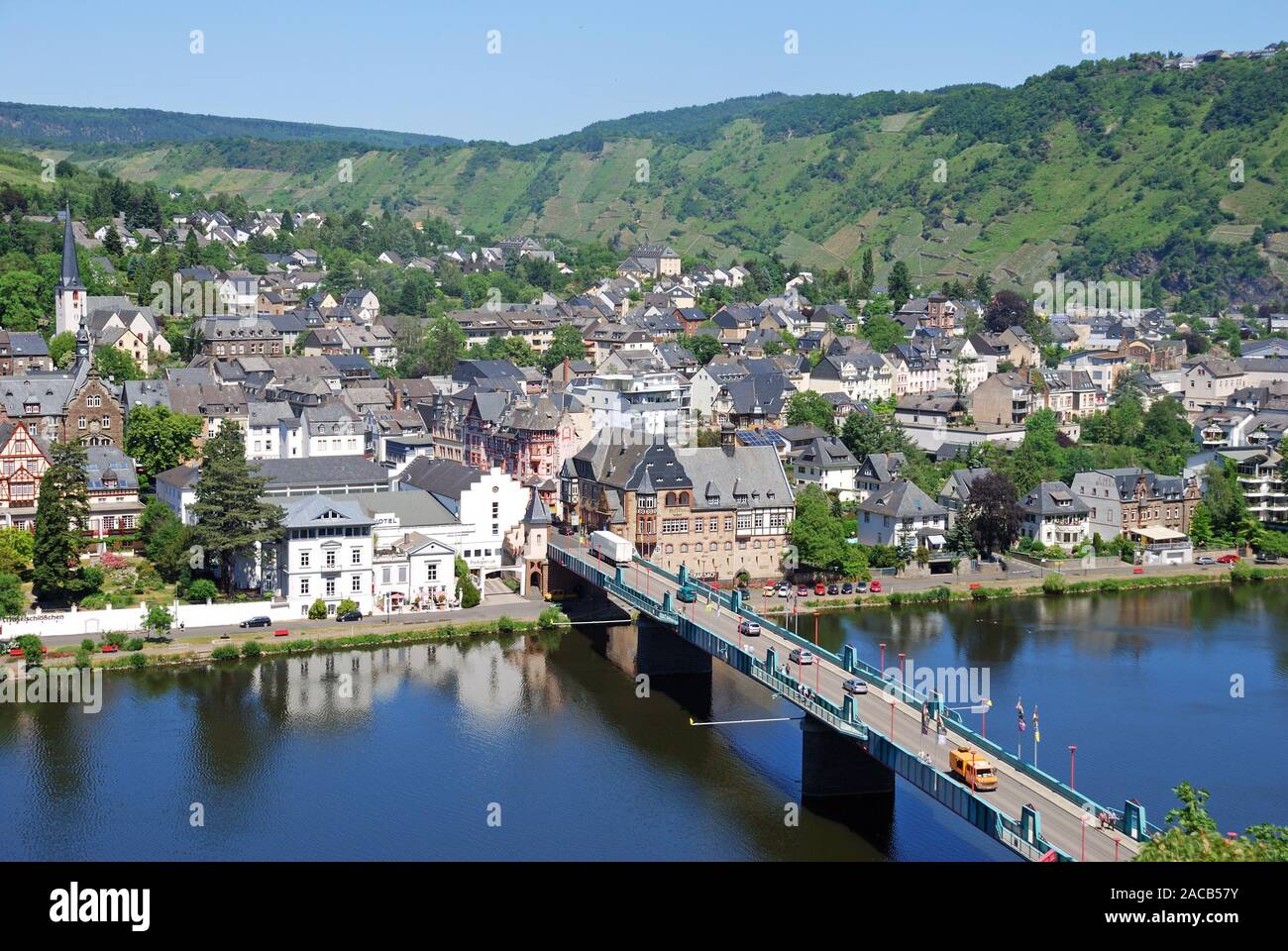 Traben-Trarbach, district de Traben, Moselle, district de Bernkastel-Wittlich, Rhénanie-Palatinat, Allemagne, Europe, PublicGrou Banque D'Images