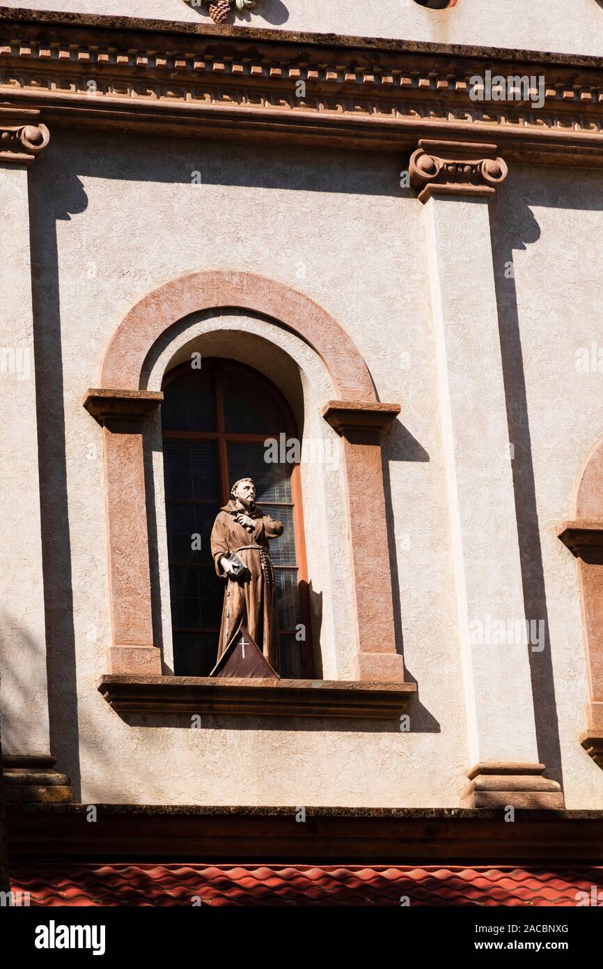 Francic st d'Assise Église Paroissiale, Sacramento, Californie, États-Unis d'Amérique Banque D'Images