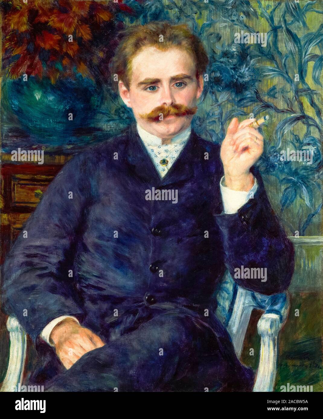 Pierre Auguste Renoir, Albert Cahen d'Anvers, portrait, 1881 Banque D'Images