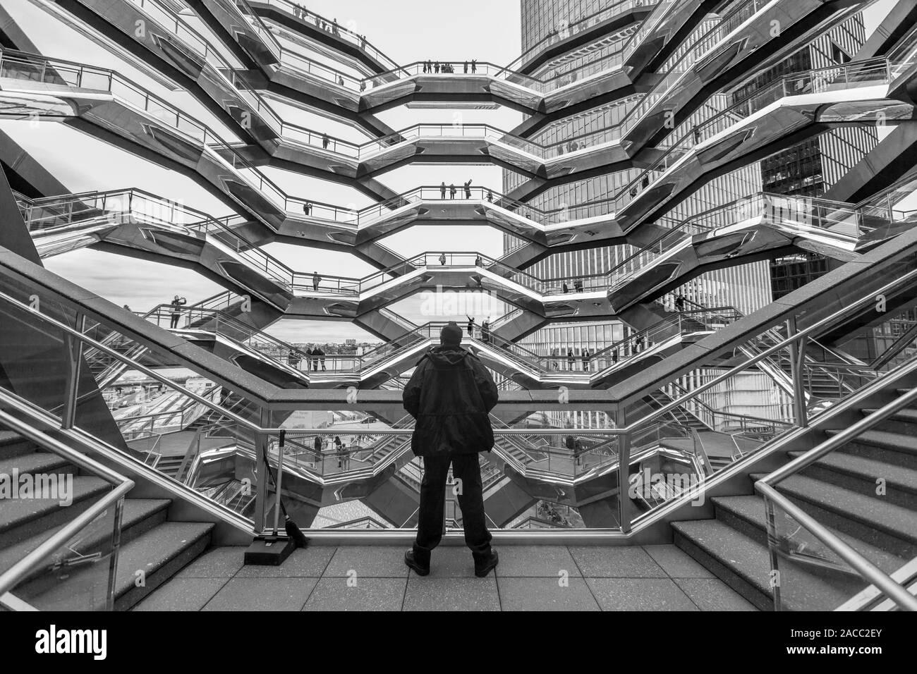 Le navire, Hudson Yards, New York City, États-Unis d'Amérique. Banque D'Images