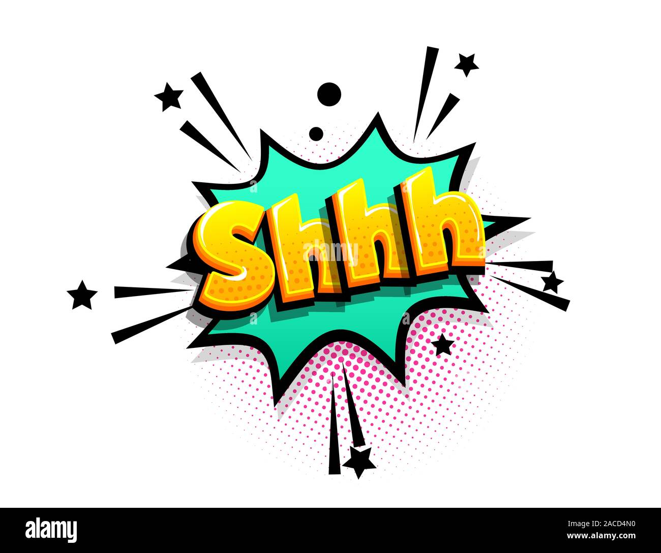 Texte phrase publicité bd pop art vente Illustration de Vecteur