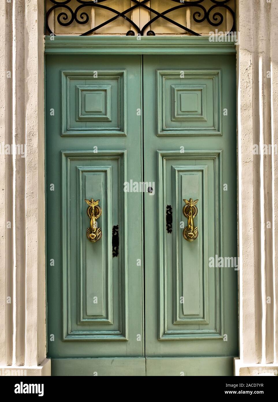 Porte traditionnelle maltaise Banque D'Images