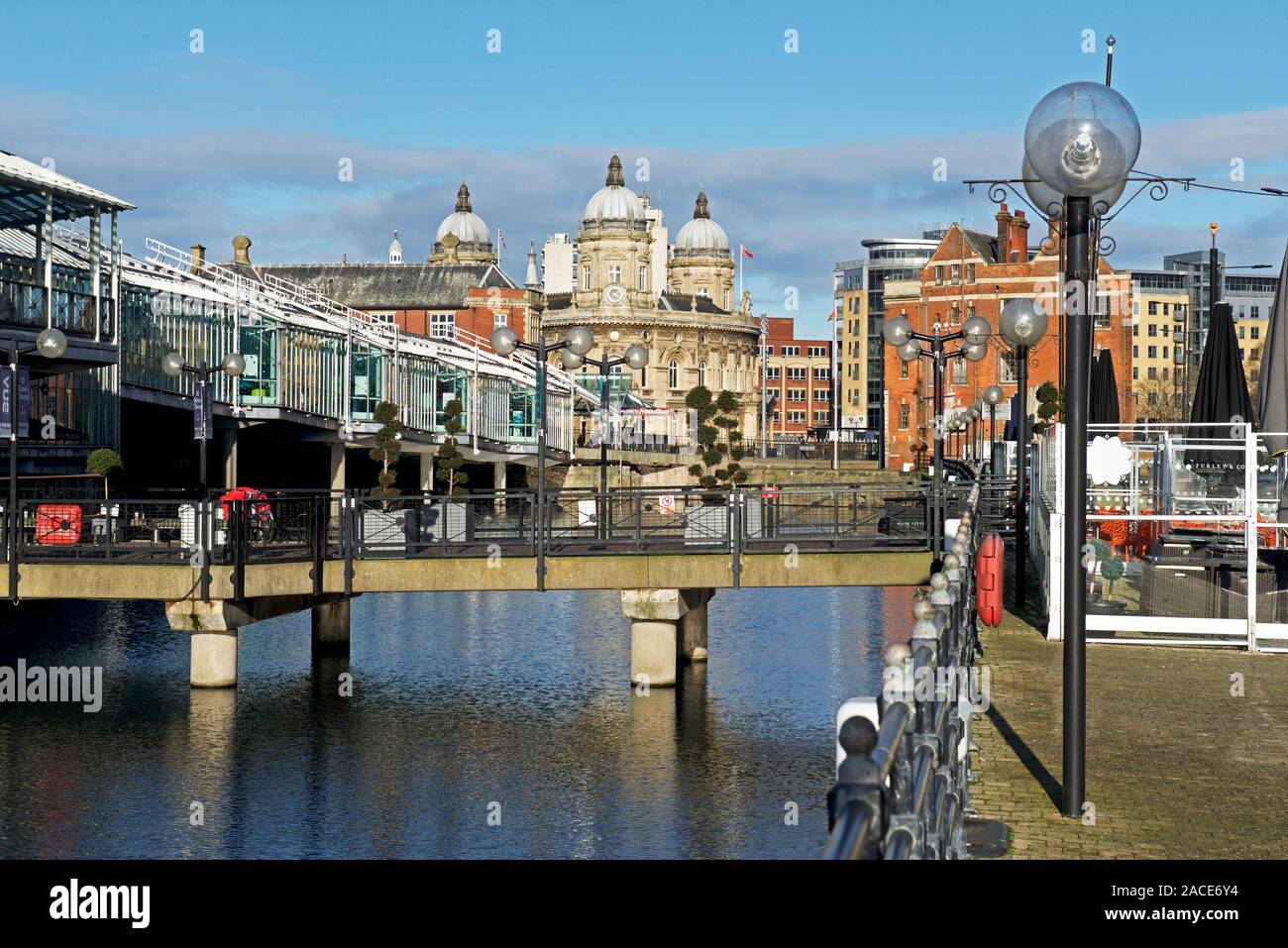 Princes Quay shopping centre et le Musée Maritime, Hull, East Yorkshire, England UK Banque D'Images