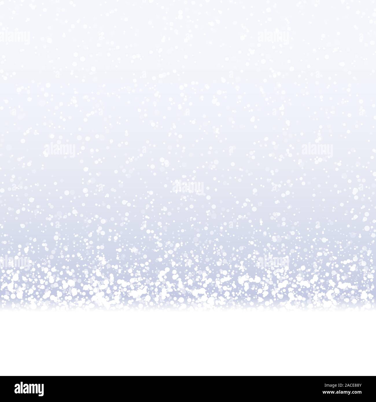 Vecteur EPS 10 fond de noël avec chute de neige blanc sur fond de couleur bleu argent Illustration de Vecteur