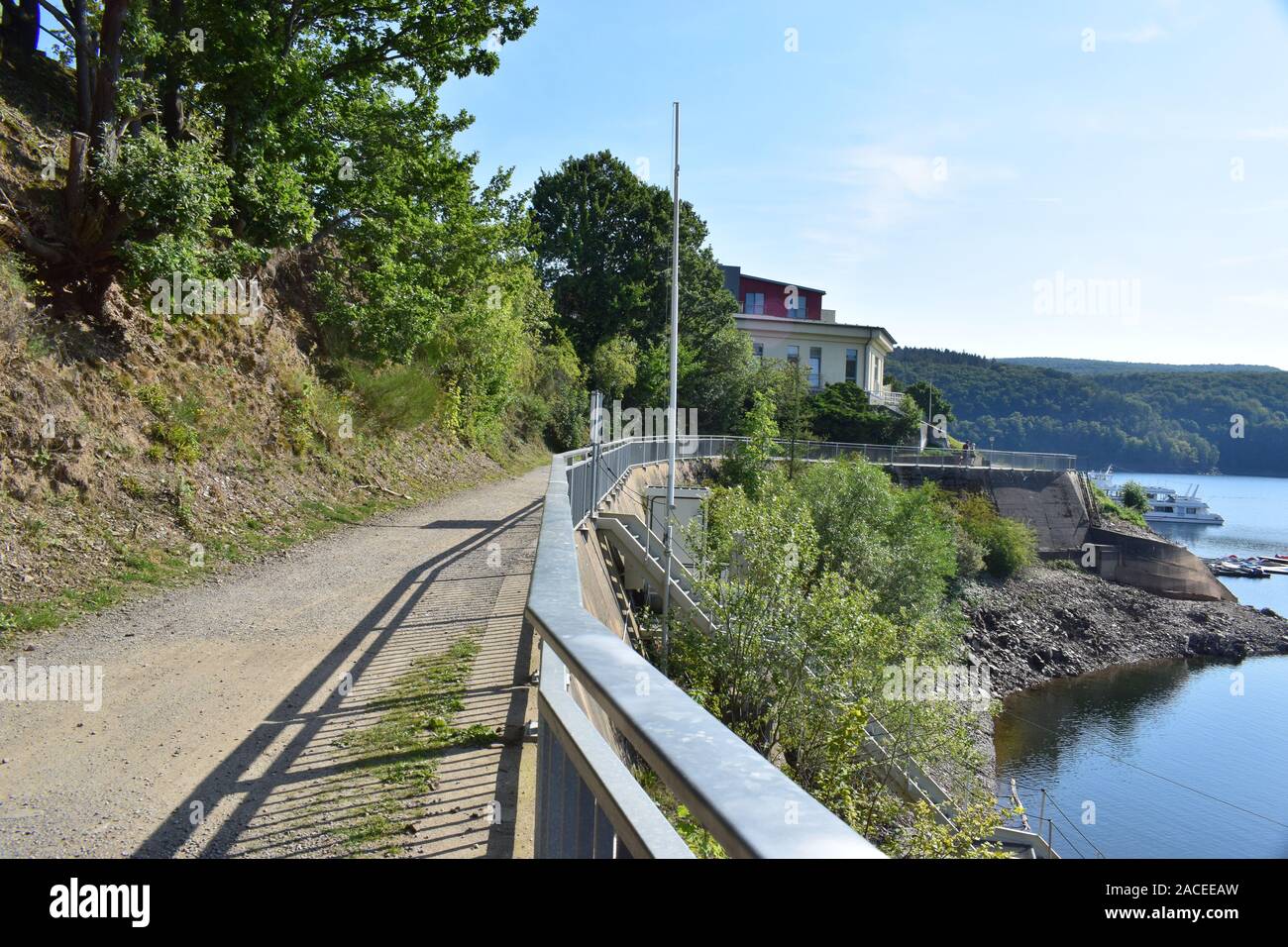 Rursee dans le nord de l'Eifel Banque D'Images