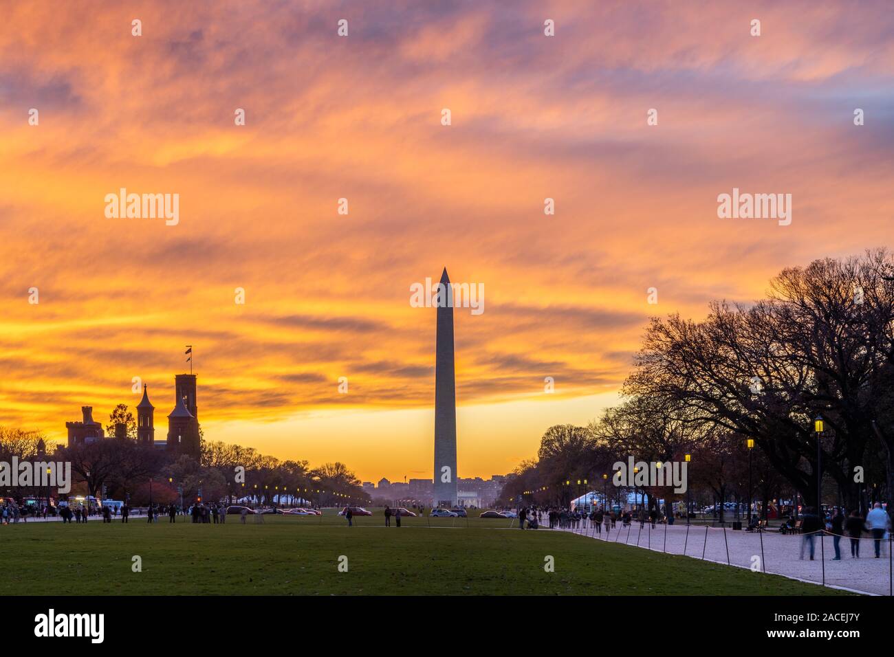 Washington Monument Banque D'Images
