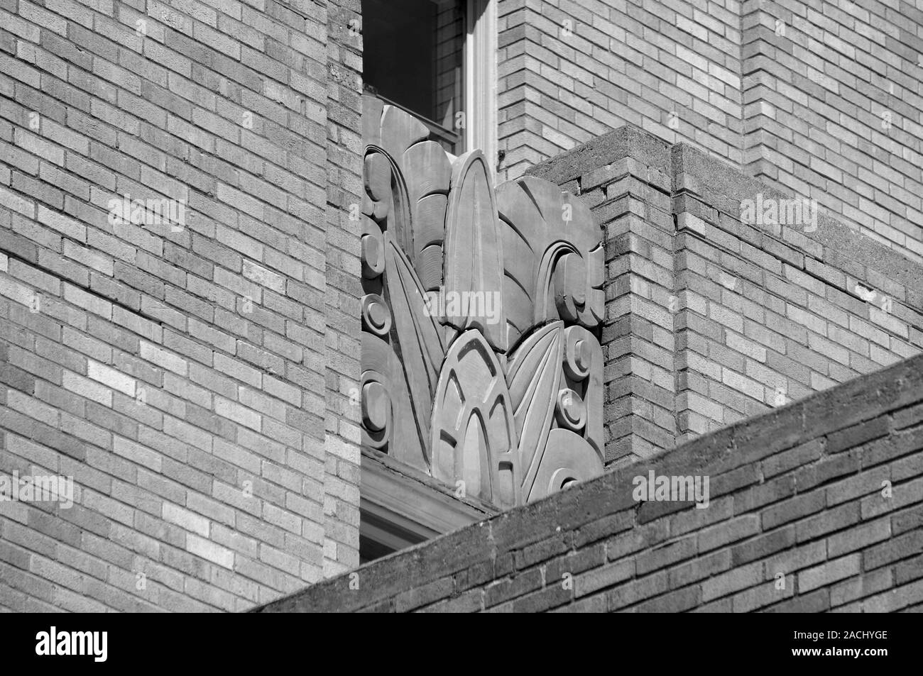 Art déco sur la construction de tours de Bellingham, Bellingham, Washington State, USA Banque D'Images