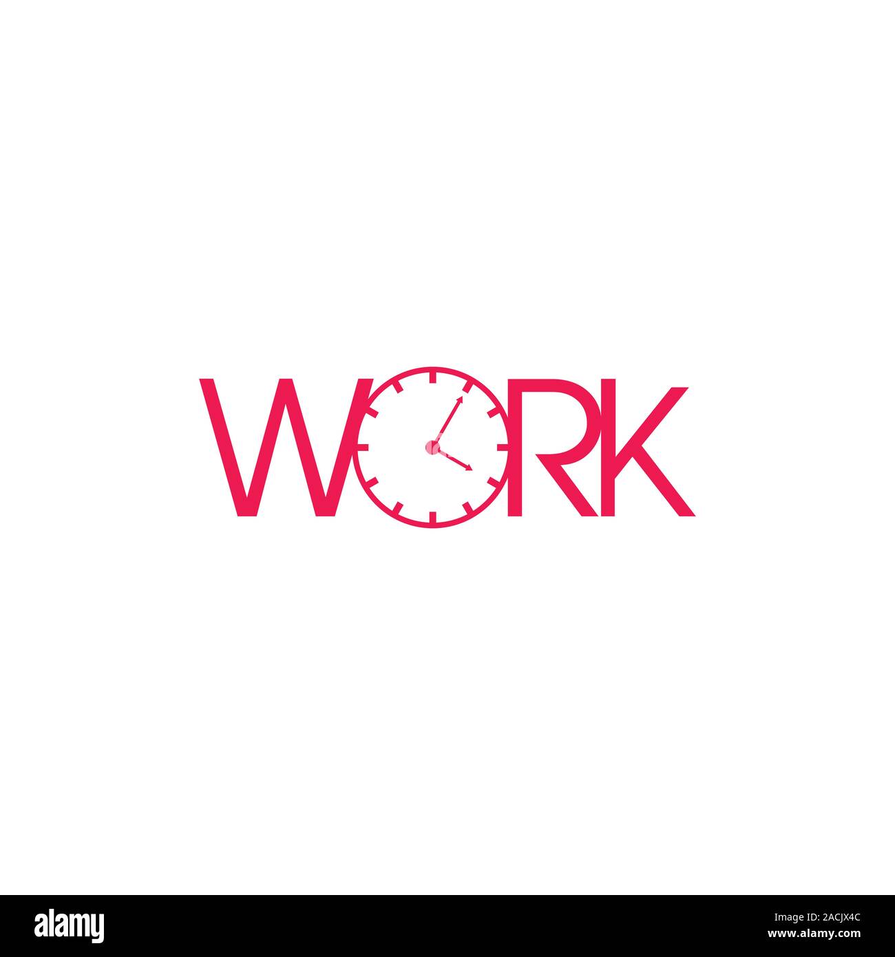 Temps de travail vecteur symbole Illustration de Vecteur