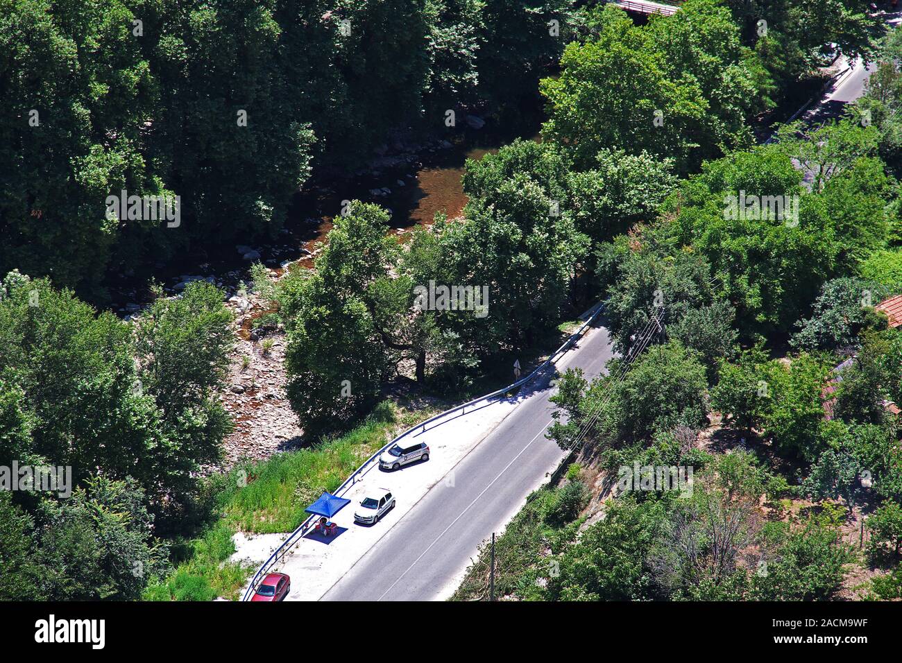 Dans les montagnes Rhodopes Hydrostation, Bulgarie Banque D'Images