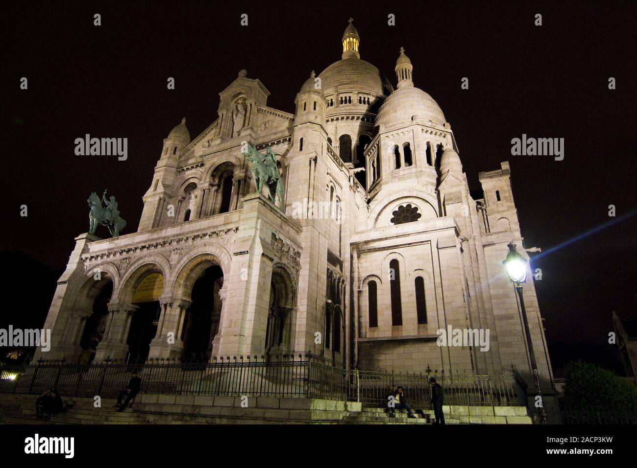 Basilique du Sacré-Cœur de Paris Banque D'Images