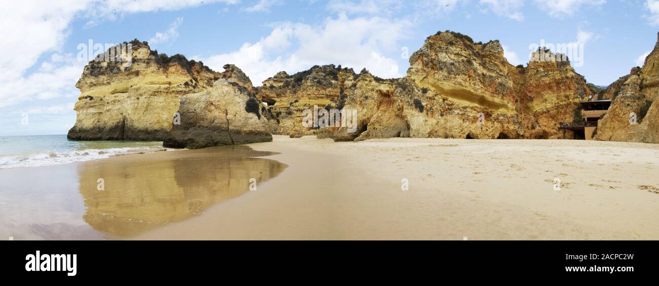 Superbe plage portugaise Banque D'Images