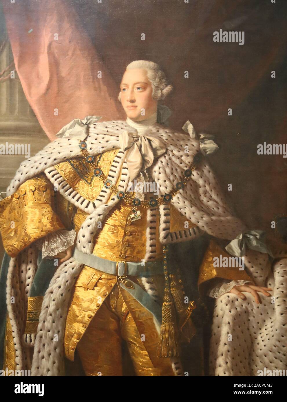 Le roi George III par le studio d'Allan Ramsay à la National Portrait Gallery, London, UK Banque D'Images