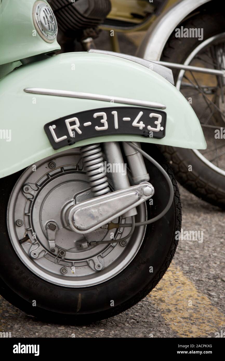 Moto classique Banque D'Images