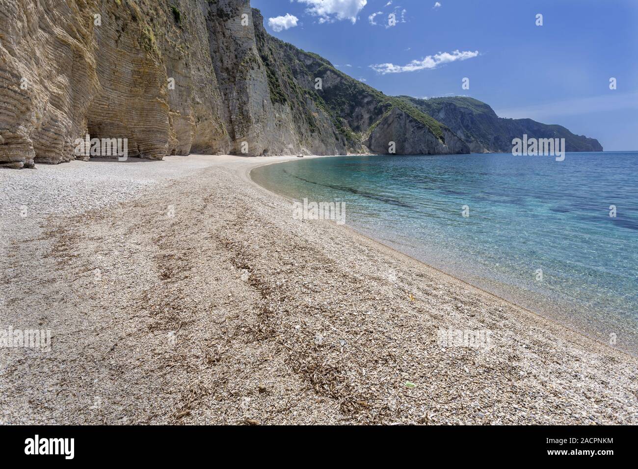 Paradise Beach près de Paleokastritsa, Corfou Banque D'Images