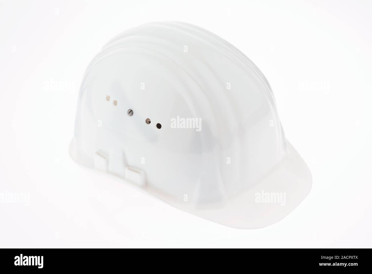 Casque de construction d'un contremaître Banque D'Images